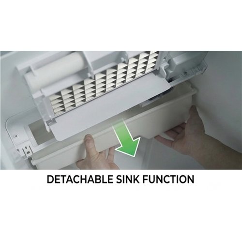 Commercial Freestanding Cube Ice Maker 40kg/24h with 12kg Storage Bin | Stalwart DA-YA380A90F