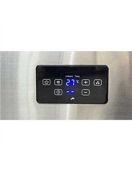 Commercial Freestanding Cube Ice Maker 60kg/24h with 20kg Storage Bin | Stalwart DA-YA500A130F