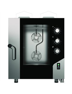 Commercial Gas Combi Oven 7 x GN 1/1 Electromechanical Controls Direct Steam | Stalwart DA-MKF711GSM