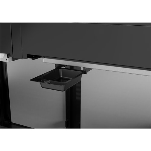 Commercial Gas &amp Charcoal Combo BBQ Grill with Double Hood, Cabinet &amp Side Shelves 1625×685×1230mm | Stalwart DA-E42ZJ10S4