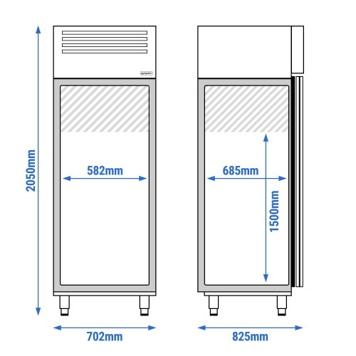 Commercial Upright Freezer – 700...