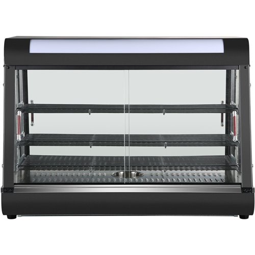 Commercial Heated showcase food warmer 900mm Width Countertop | Stalwart DA-HW602