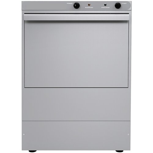 Commercial Undercounter Glasswasher with 350mm Basket and Rinse Pump | Stalwart DA-EVW12 - MADE IN EUROPE