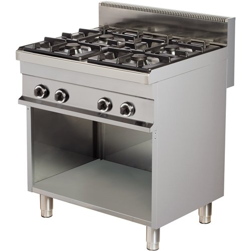Gas cooker Open base 4 burners 24.0kW | Stalwart DA-Hotmax 700 GR721