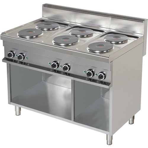 Electric cooker Open base 6 plates 15.6kW | Stalwart DA-Hotmax 700 ER731