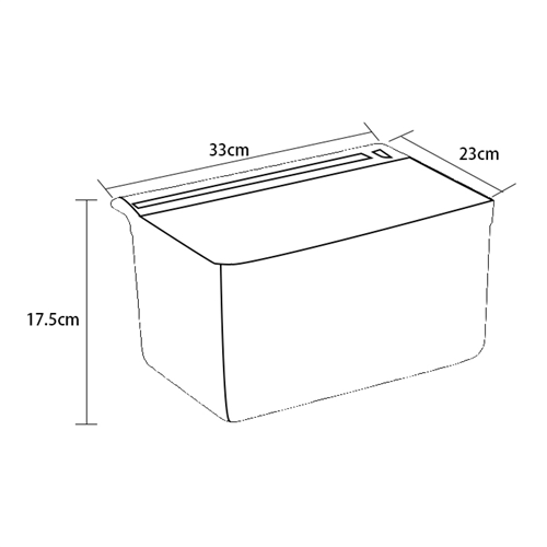 Small Bin for Utility carts 13 litres 330x230x175mm | Stalwart DA-ST029D