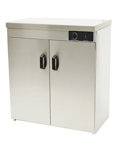 Hot cupboard Double Plate warmer 120 plates Ø320mm | Stalwart DA-HC2