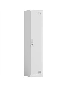 Commercial White Single Door Locker 380x450x1800mm | Stalwart DA-HDGZ01WHITE