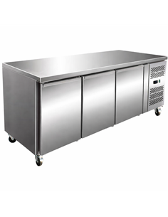 Commercial Freezer Counter Ventilated 3 Doors Depth 700mm | Stalwart DA-THP3100BTEC