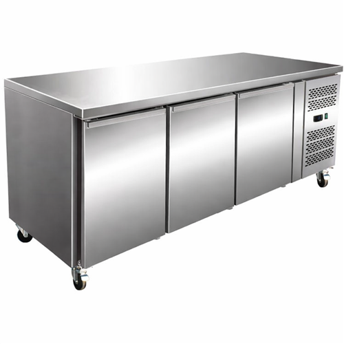 Commercial Freezer Counter Ventilated 3 Doors Depth 700mm | Stalwart DA-THP3100BTEC