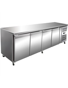 Commercial Refrigerated Counter 4 Doors Depth 700mm | Stalwart DA-THP4100TNEC