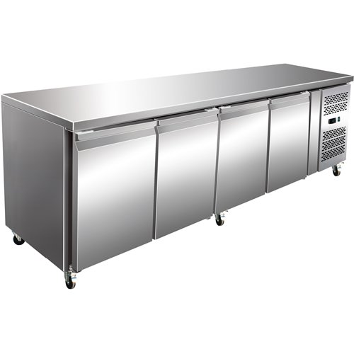 Commercial Refrigerated Counter 4 Doors Depth 700mm | Stalwart DA-THP4100TNEC