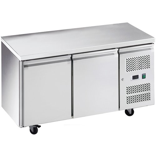 Commercial Freezer Counter Ventilated 2 Doors Depth 600mm | Stalwart DA-THSNACK2100BTEC