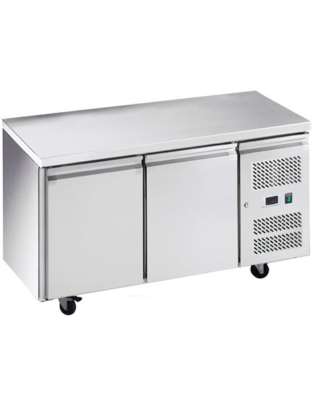 Professional Refrigerated Counter 2 Doors Depth 600mm | Stalwart DA-THSNACK2100TNEC