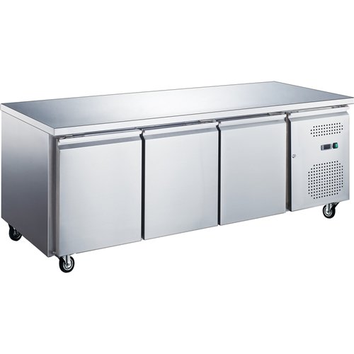Professional Refrigerated Counter 3 Doors Depth 600mm | Stalwart DA-THSNACK3100TNEC