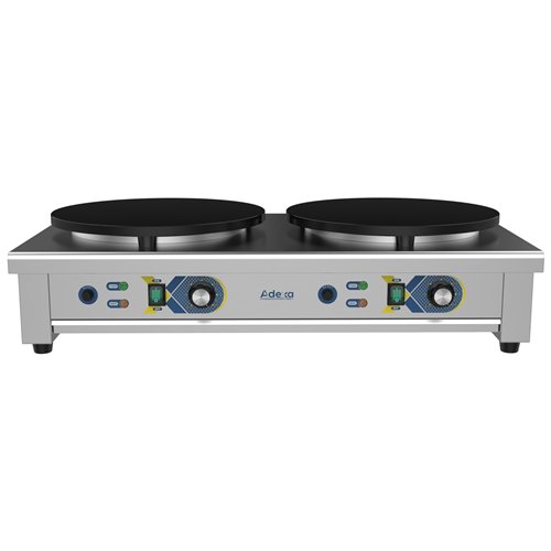 Commercial Electric Double Crepe Maker 2 x 400mm 6kW | Stalwart DA-ECM2