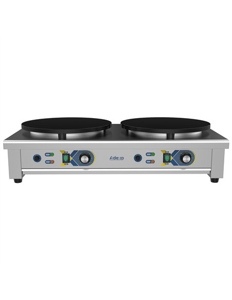 Commercial Electric Double Crepe Maker 2 x 400mm 6kW | Stalwart DA-ECM2