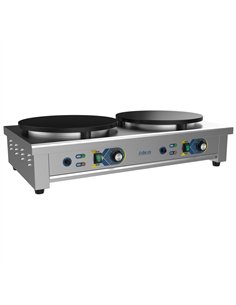Commercial Electric Double Crepe Maker 2 x 400mm 6kW | Stalwart DA-ECM2 2
