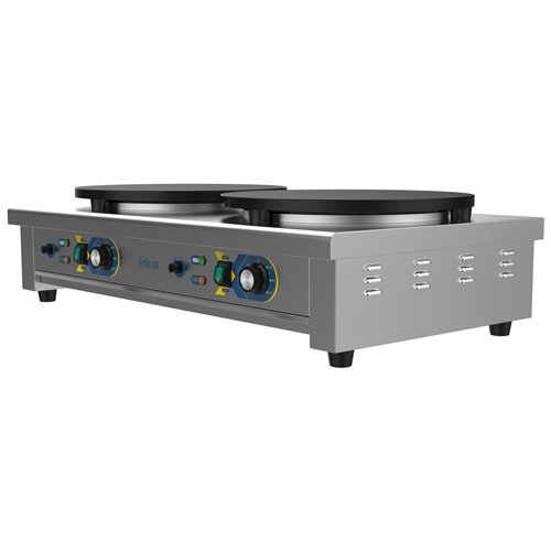 Commercial Electric Double Crepe Maker 2 x 400mm 6kW | Stalwart DA-ECM2
