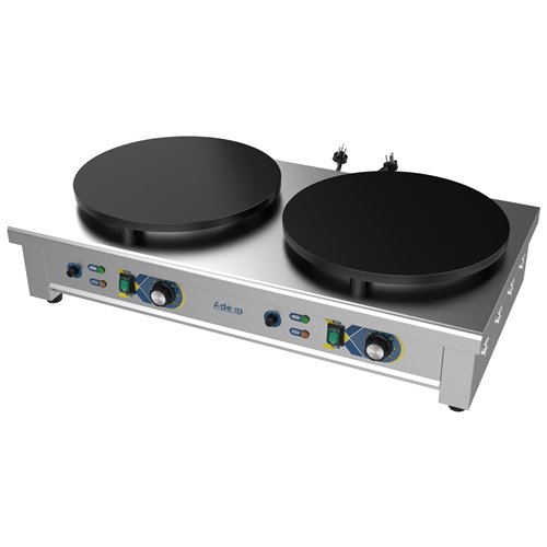Commercial Electric Double Crepe Maker 2 x 400mm 6kW | Stalwart DA-ECM2