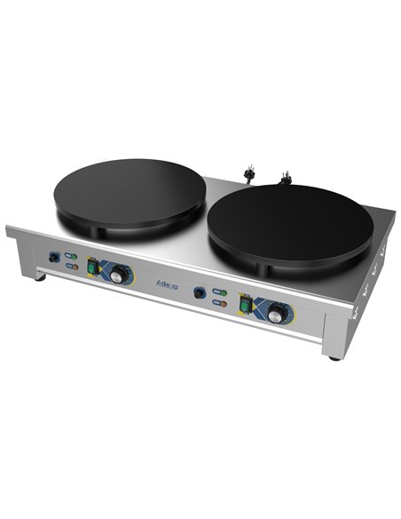 Commercial Electric Double Crepe Maker 2 x 400mm 6kW | Stalwart DA-ECM2