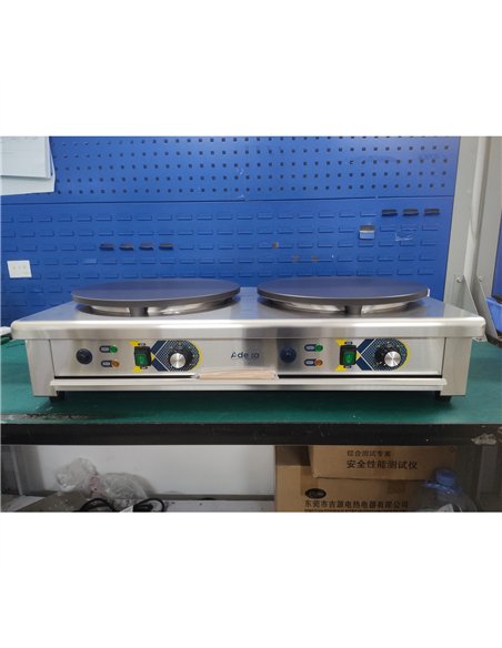 Commercial Electric Double Crepe Maker 2 x 400mm 6kW | Stalwart DA-ECM2