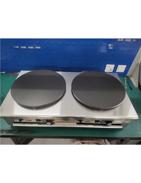 Commercial Electric Double Crepe Maker 2 x 400mm 6kW | Stalwart DA-ECM2