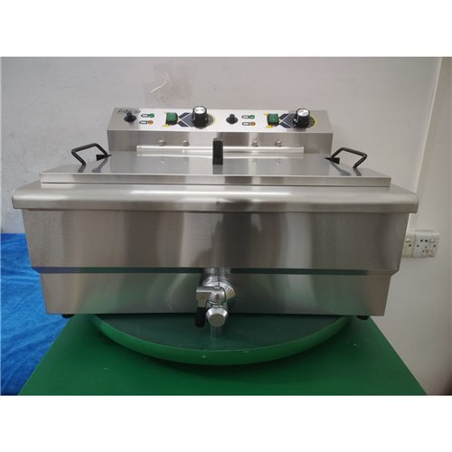 Commercial Electric Countertop Fryer 6kW Twin Tank | Stalwart DA-VEF301V