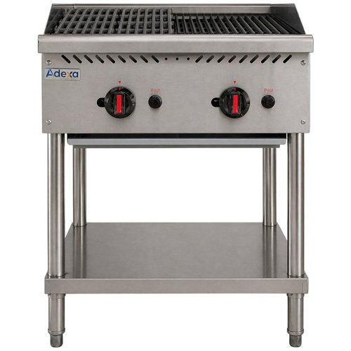 Commercial Freestanding Gas Charbroiler 14kW 610 x 757 x 953mm | Stalwart DA-CB24F