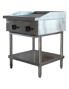 Commercial Freestanding Gas Charbroiler 14kW 610 x 757 x 953mm | Stalwart DA-CB24F 2