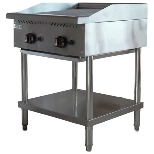 Commercial Freestanding Gas Charbroiler 14kW 610 x 757 x 953mm | Stalwart DA-CB24F