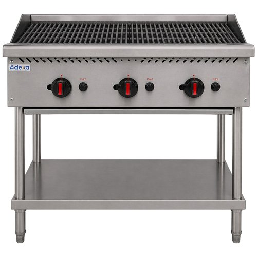 Commercial Freestanding Gas Charbroiler 21kW 915 x 757 x 953mm | Stalwart DA-CB36F