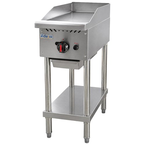 Commercial Freestanding Gas Griddle 7kW 305 x 757 x 962mm | Stalwart DA-GG12F