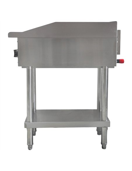 Commercial Freestanding Gas Griddle 7kW 305 x 757 x 962mm | Stalwart DA-GG12F