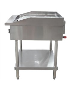Commercial Freestanding Gas Griddle 14kW 610 x 757 x 962mm | Stalwart DA-GG24F 2
