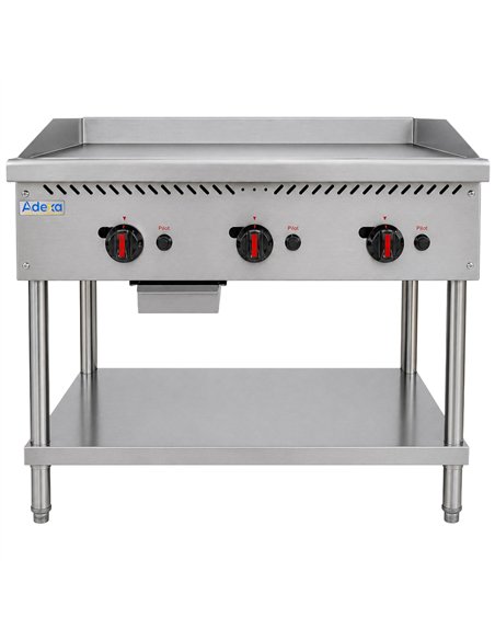 Commercial Freestanding Gas Griddle 21kW 915 x 757 x 962mm | Stalwart DA-GG36F