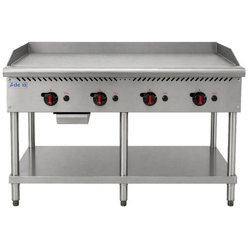 Commercial Freestanding Gas Griddle 28kW 1220 x 757 x 962mm | Stalwart DA-GG48F