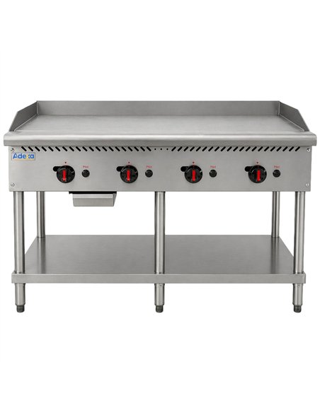 Commercial Freestanding Gas Griddle 28kW 1220 x 757 x 962mm | Stalwart DA-GG48F