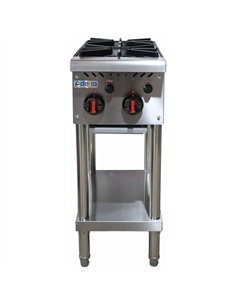 Commercial Freestanding Gas Range 10.4kW 305 x 757 x 801mm | Stalwart DA-HP12F 2