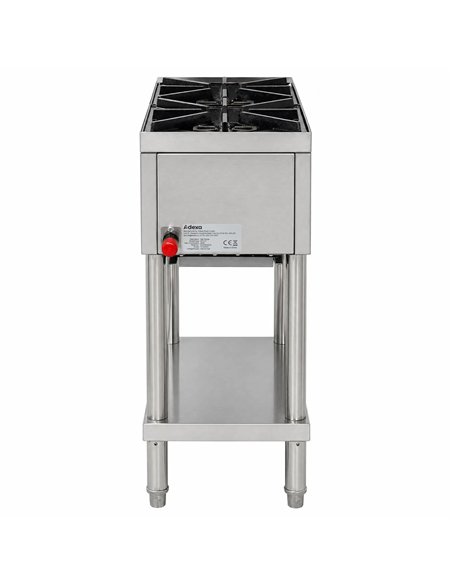 Commercial Freestanding Gas Range 10.4kW 305 x 757 x 801mm | Stalwart DA-HP12F