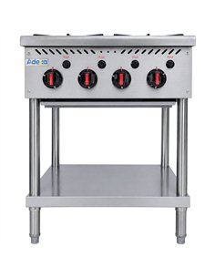 Commercial Freestanding Gas Range 20.8kW 610 x 757 x 801mm | Stalwart DA-HP24F
