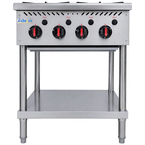 Commercial Freestanding Gas Range 20.8kW 610 x 757 x 801mm | Stalwart DA-HP24F