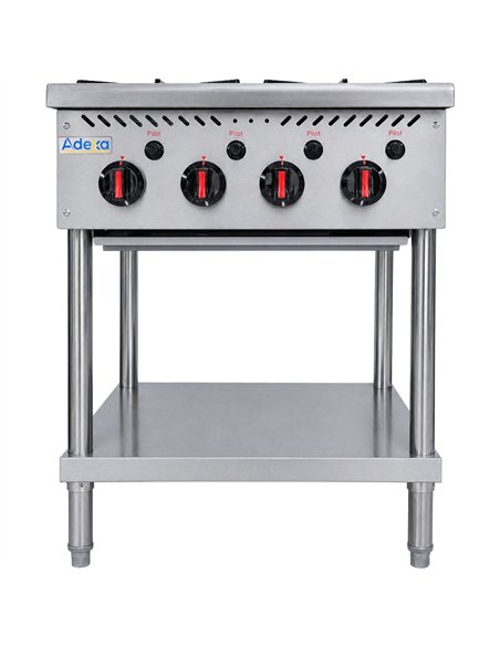 Commercial Freestanding Gas Range 20.8kW 610 x 757 x 801mm | Stalwart DA-HP24F