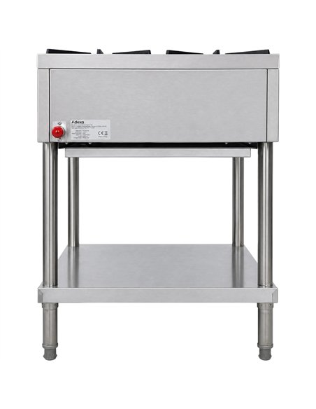 Commercial Freestanding Gas Range 20.8kW 610 x 757 x 801mm | Stalwart DA-HP24F