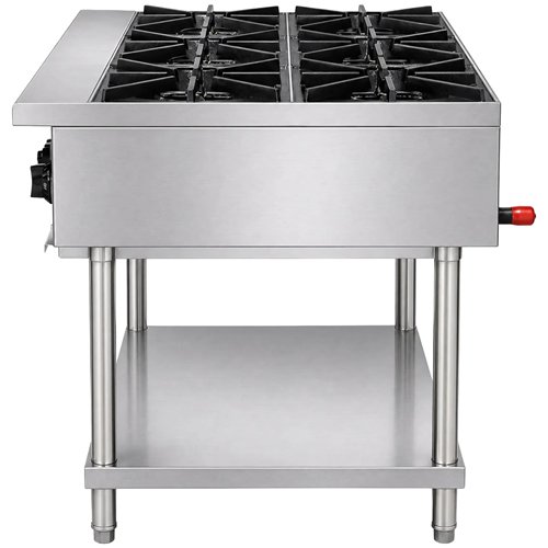 Commercial Freestanding Gas Range 31.2kW 915 x 757 x 801mm | Stalwart DA-HP36F