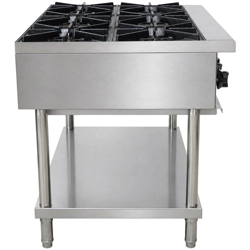 Commercial Freestanding Gas Range 31.2kW 915 x 757 x 801mm | Stalwart DA-HP36F