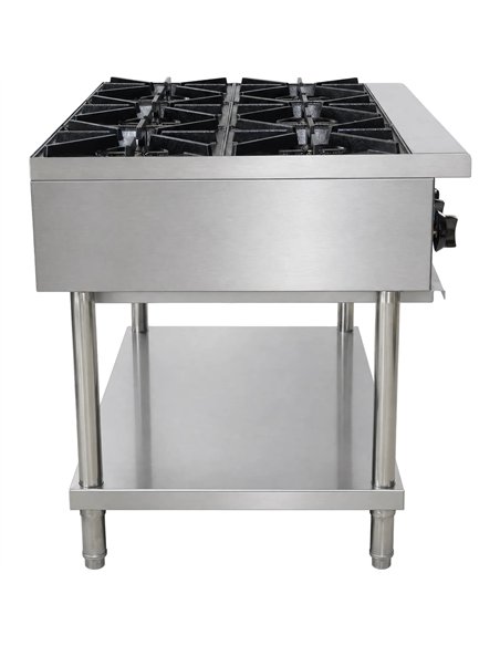Commercial Freestanding Gas Range 31.2kW 915 x 757 x 801mm | Stalwart DA-HP36F