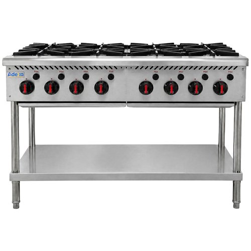 Commercial Freestanding Gas Range 41.6kW 1220 x 757 x 801mm | Stalwart DA-HP48F