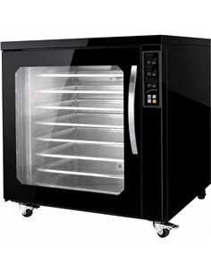 Electric Proofer with Capacity of 8 x Bakery Trays 600 x 400mm Black | Stalwart DA-KNGFH120BLACK