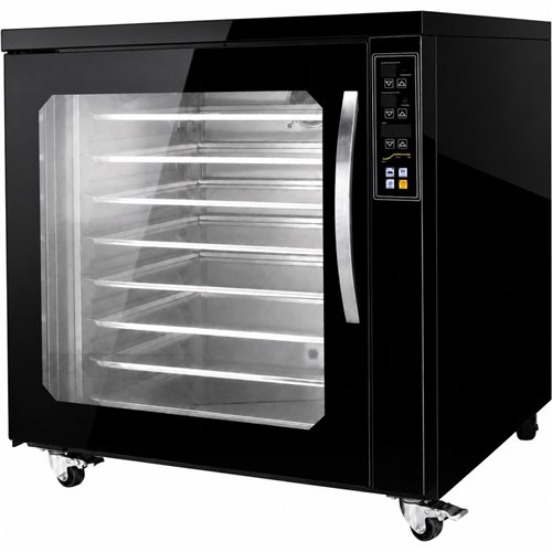 Electric Proofer with Capacity of 8 x Bakery Trays 600 x 400mm Black | Stalwart DA-KNGFH120BLACK